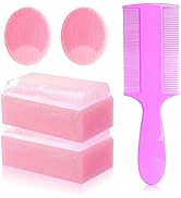 Cradle Cap Brush for Babies, 5Pcs Cradle Cap Treatment Set with Soft Bristle Brushes Silicone Scr...
