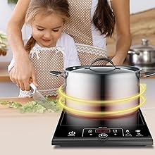 induction; induction cooktop; hot plate; electric stove; induction burner; stove; portable hotplate