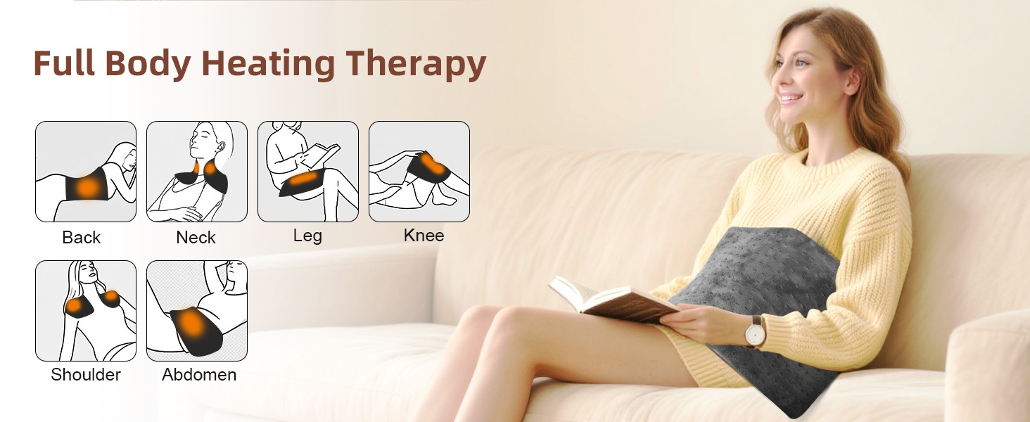 back heating pad xl heating pad extra large heating pad pure enrichment heating pad