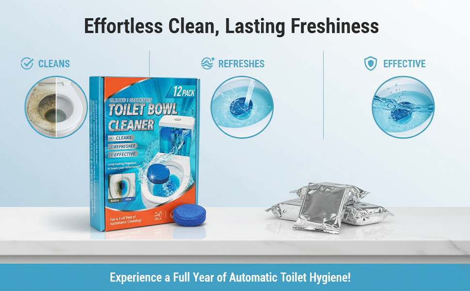 Toilet cleaning tablets