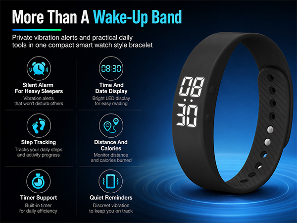 Vibrating Alarm Wristband