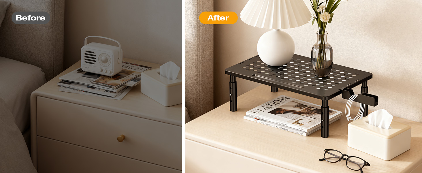 Canyora Computer Monitor Stand Riser with Storage