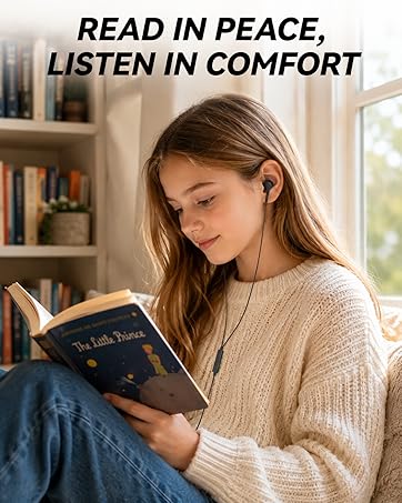 Read attentively, listen comfortably with a wireless headphones