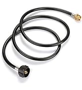 WADEO Propane Tank Hose, 8ft Propane Hose Adapter 1lb to 20lb, Propane Adapter Hose for Weber/Col...