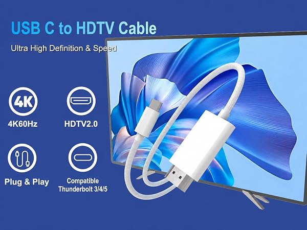 hdtv to usbc-c cable adapter