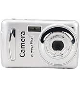 16MP Digital Camera, HD Photos and Videos, Retro Small Portable Camera with 2.4 Inch Color LCD Di...