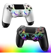 Puiseno Wireless Controller for PS-4, Dual Vibration Game Joystick/Motion Sensing/Touchpad/Speake...