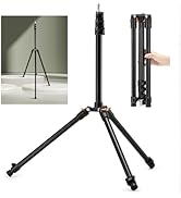 K&F CONCEPT Extendable Photography Stand, Adjustable 6.56ft/78.7"/2M Aluminum Tripod with 1/4" Sc...