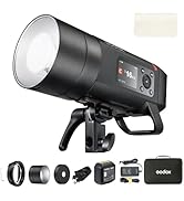 Godox AD400 Pro II Outdoor Flash Strobe, 400Ws Monolight with 2.4GHz Wireless X System, Bi-Color ...