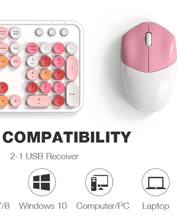 Wireless Keyboard and Mouse Combo