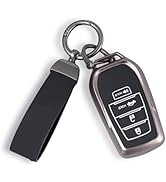 WJS Key Fob Cover, Car Key Case Shell Protector Compatible with 2022-2026 Toyota Camry Corolla Cr...