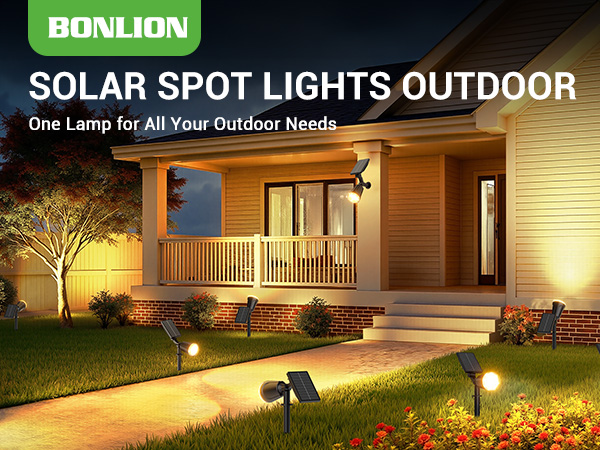solar lights outdoor large spot lights
