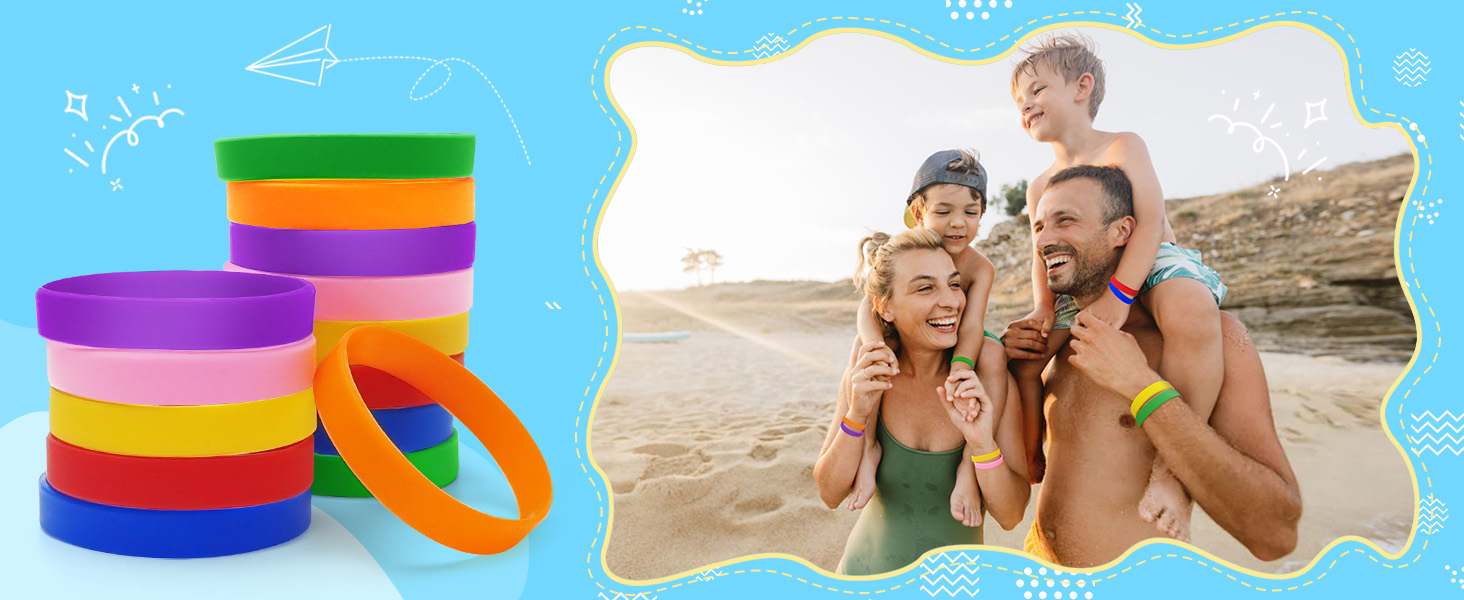 youth silicone rubber bulk wrist bands band for ID bracelets wristbands bracelet kids