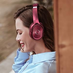 zihnic ANC 919 Red Bluetooth headphone