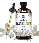 White Musk Essential Oil (4 oz/120 ml) — White Musk Oils for Aromatherapy, diffusers, humidifiers...
