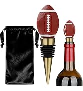 LULLEA American Football Wine Stopper, Fun Football Gifts for Men Dad | Novelty American Rugby Ch...