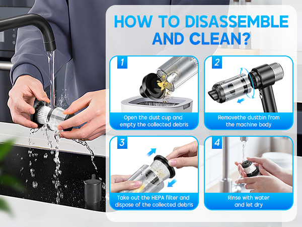 HOW TO DISASSEMBLE AND CLEAN?