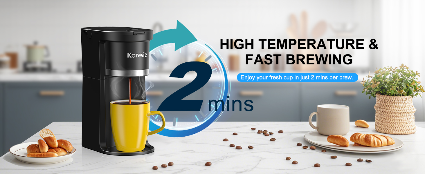 HIGH TEMPERATURE AND FAST BREWING