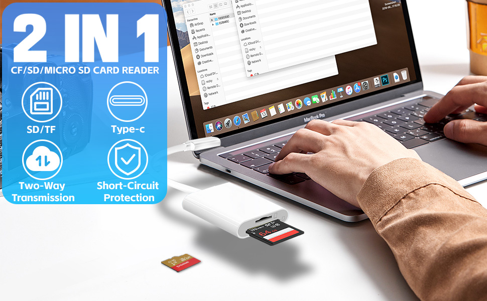 USB C SD Card Reader for iPhone