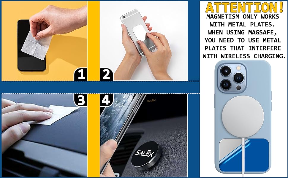salex tablet magnetic mount instruction