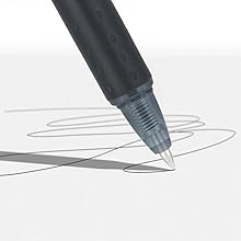 Photo shows FriXion Clicker pen drawing on paper