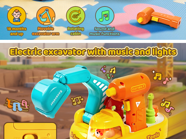 Excavator Take Apart Toys