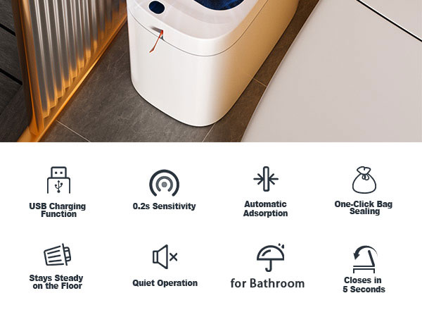 Automatic Motion Sensor Trash Can
