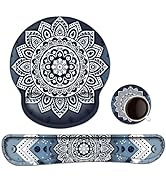 Lauspuck Keyboard Wrist Rest, Ergonomic Mouse Pad Wrist Support, Memory Foam Wrist Rest, Anti-Sli...