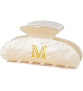 Fycert Hair Clips for Women | Monogram Hair Claw Hair Accessory | Personalized Gifts for Women Te...