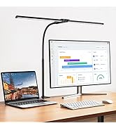 EppieBasic LED Desk lamp,Double Head Architect Desk Lamps for Home Office,Extra Bright Workbench ...