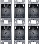 HUIXHAO 1 Gang Outlet Box,14cu Inch Old Work Box,Plastic Junction Box,ETL Listed and 2 Hours Fire...