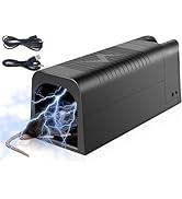 Electric Mouse Trap Zapper,Rechargeable Rat Traps Indoor for Homes,Effective Fast Kill,Reusable E...