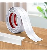 White Wall Corner Protector 1.6 in x 20 Ft Peel and Stick Corner Trim Molding for Inside and Outs...