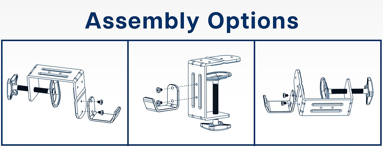 Under Desk Leg Clamp Hook