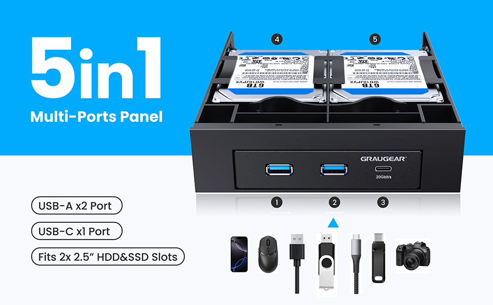 Desktop PC&amp;#39;s usually have USB ports on the front-panel