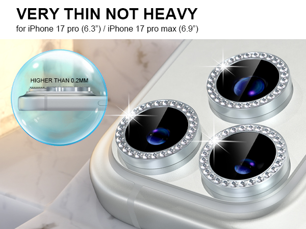 iPhone 17 pro lens protector