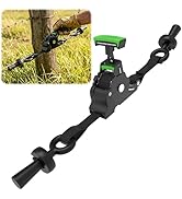 Fixum 8ft Retractable Fence Stretcher Tool, 1500lbs Heavy Duty Wire Tensioner with Secure Twist-L...