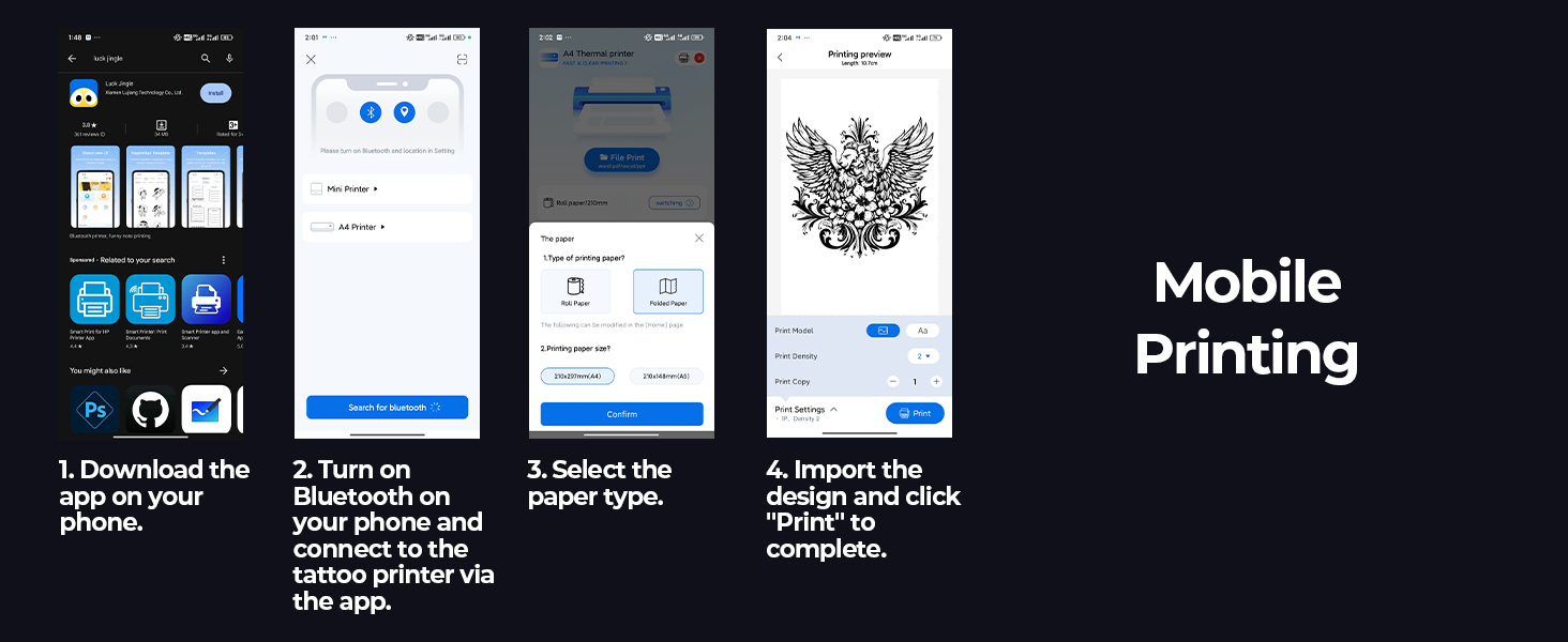 MUNBYN Tattoo Stencil Printer ITP06