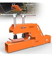 2025 New Upgraded Tractor Bucket Hitch (Orange) Clamp on Trailer Hitch Receiver, Tractor Bucket H...