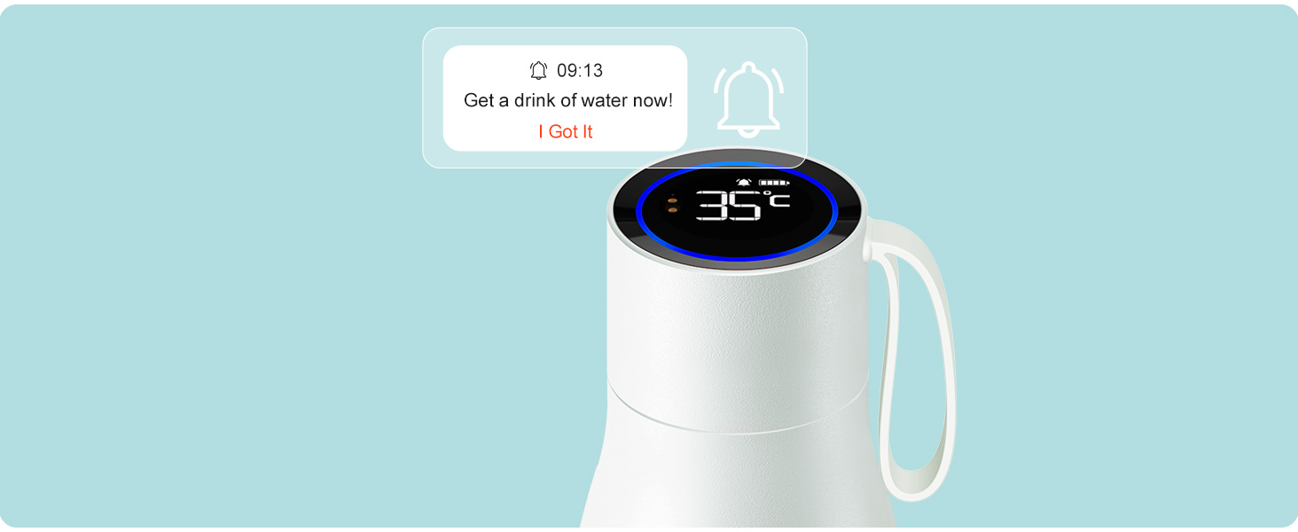 Self-Cleaning Smart Water Bottle