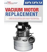 LifeSupplyUSA Central Vacuum Boat Lift 3 Stage Motor Compatible with Ametek 116765 High Suction T...