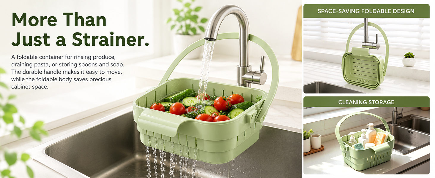 More Than Just a Strainer. ldeal for rinsing produce, draining pasta