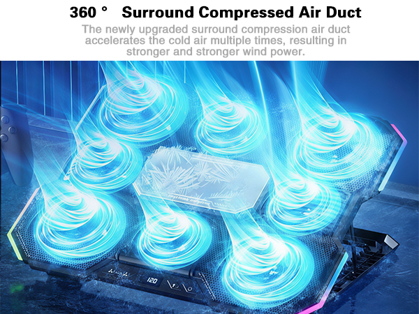 laptop stand with fan