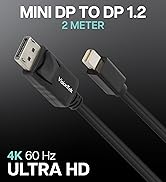 VisionTek Mini DisplayPort to DisplayPort 2M Active Cable (M/M)