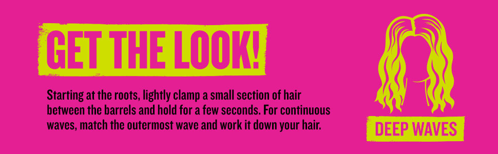 beachy waves, waver, hair waver, hair wavers, bed head; bed head waver, wave artist