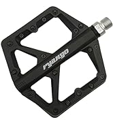 RYANGO Bike Pedals, Mountain Bike Pedals Non-Slip MTB Pedals, Lightweight Bicycle Pedals 9/16”, N...
