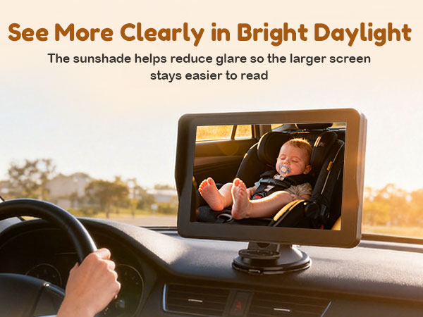 baby car monitor with camera