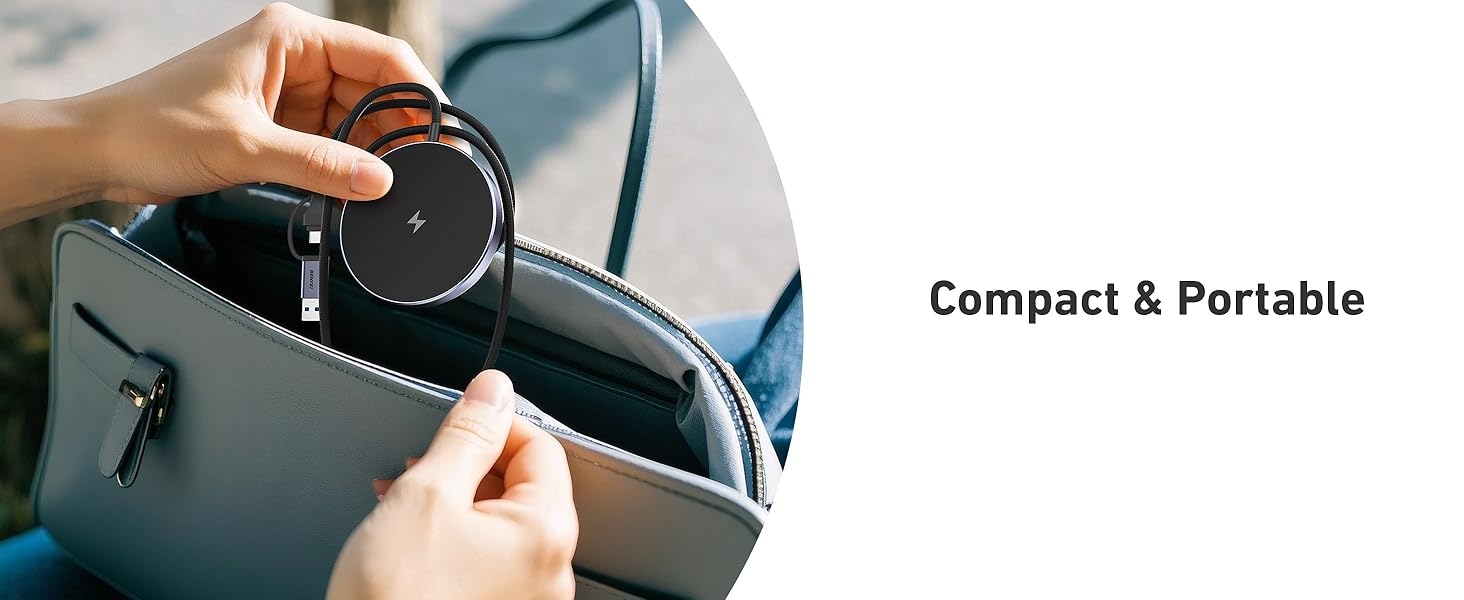 BENFEI Magnetic Wireless Charger 15w Compatible with MagSafe Charger