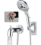 LOCALAND Bathtub Faucet with Sprayer, Tub Spout with Diverter Fits Threaded 1/2