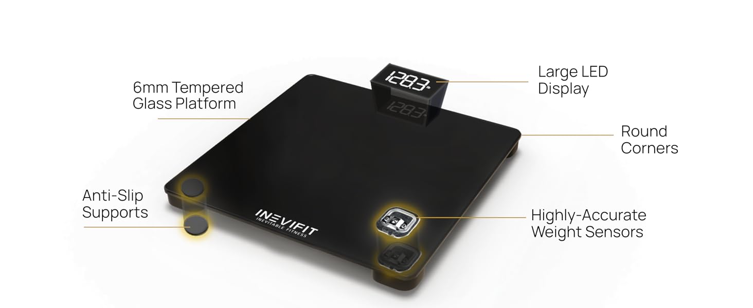 I-BS003 - Digital Bathroom Scale - Premium A+